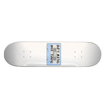 80s Metal Mix Tape Cassette Skate Board Deck