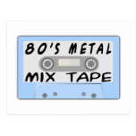 80s Metal Mix Tape Post Cards