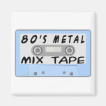 80s Metal Mix Tape Refrigerator Magnet