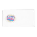 80's Mix Tape Custom Shipping Label