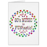 80s Music is FUNtastic Card