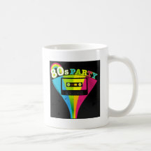 80s Party Background Coffee Mug
