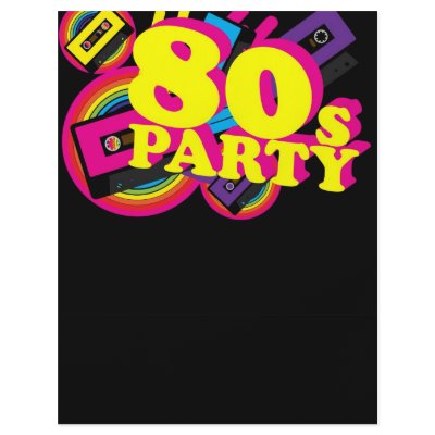 80s Party Flyer Design by JAM_Design