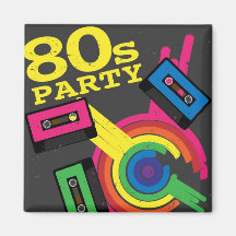 80s party magnet