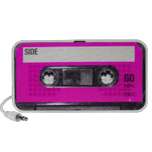 80's Pink Label Cassette Notebook Speakers