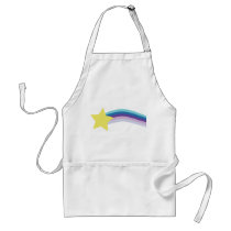 80s rainbow aprons