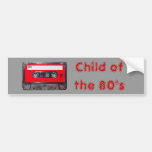 80's Red Label Cassette Bumper Stickers