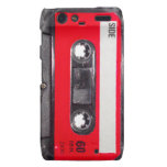 80's Red Label Cassette Motorola Droid RAZR Covers