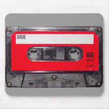 80's Red Label Cassette Mouse Pads