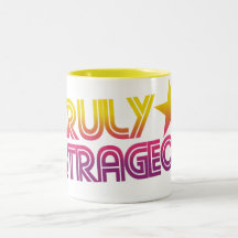 80s Retro Cartoon Truly outrageous for women Mugs