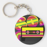80s Retro Party Keychain