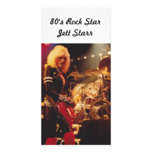 80's Rock StarJett Starr Picture Card