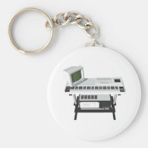 80's Style Sampler Keyboard: 3D Model: Key Chain