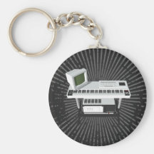 80's Style Sampler Keyboard: 3D Model: Keychain