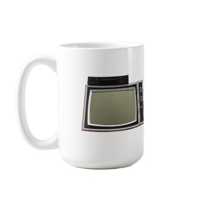 80's Style TV and VCR: 3D Model Mug by spiritswitchboard