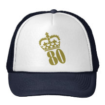 80th Birthday Hats