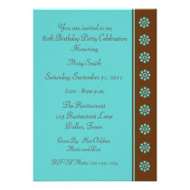 80th Birthday Party Invitation Template invitations