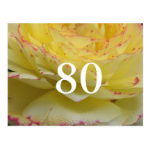 80th Birthday Post Cards