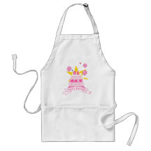 81 Year Old Birthday Cake Apron