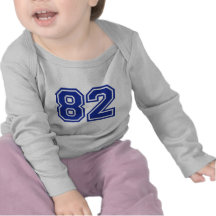 82 - number tshirt