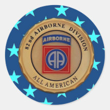 82ND AIRBORNE DIVISION "USARMYFANMERCH"  "U.S. Arm Stickers