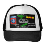 82ND Airborne Divison "All American" Ball Caps Mesh Hat
