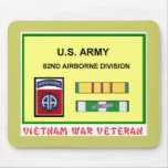 82ND AIRBORNE DIVSION VIETNAM WAR VET MOUSE PADS