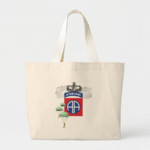 82nd Airborne, Paratroopers, Senior Jump Wings Tote Bags