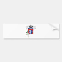 82nd Airborne, Paratroopers, Senior Jump Wings Bumper Stickers
