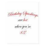 83 Birthday Spanking Post Card