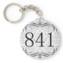 841 Area Code Key Chains