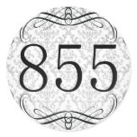 855 Area Code Stickers