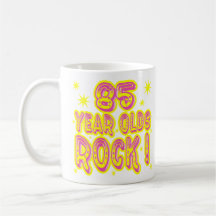 85 Year Olds Rock! (Pink) Mug