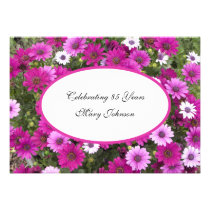 85th Birthday Party Invitation -- Gorgeous Floral invitations