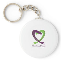8621_Healing_Hugs_logo_8.31.11_test-2 Keychain