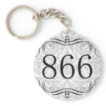 866 Area Code keychains