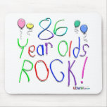 86 Year Olds Rock ! Mouse Pad