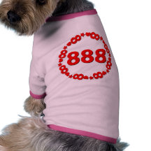 888, mon nombre chanceux manteaux pour chien