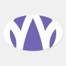 89 division oval sticker