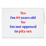 89 Pity Sex cards