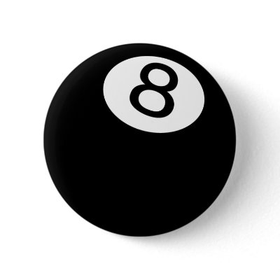 8 Ball Pinback Buttons by aces_high