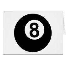8 Ball Greeting Cards