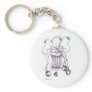 8 Ball Clown Key Chain