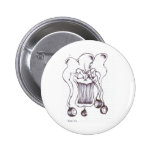8 Ball Clown Pin