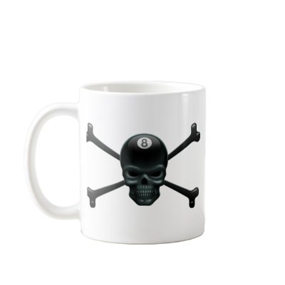8-ball Pirate Coffee Mug by kbilltv