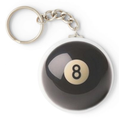 8 ball pool keychain by anacletocold