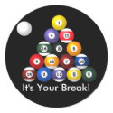 8-ball rack stickers