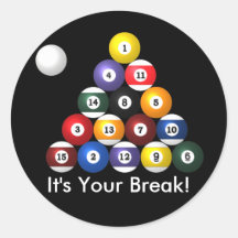 8-ball rack stickers