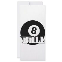 8 Ball Rack Card Template