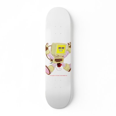 8 Bit Buzz v1.0 Skateboard by atombat